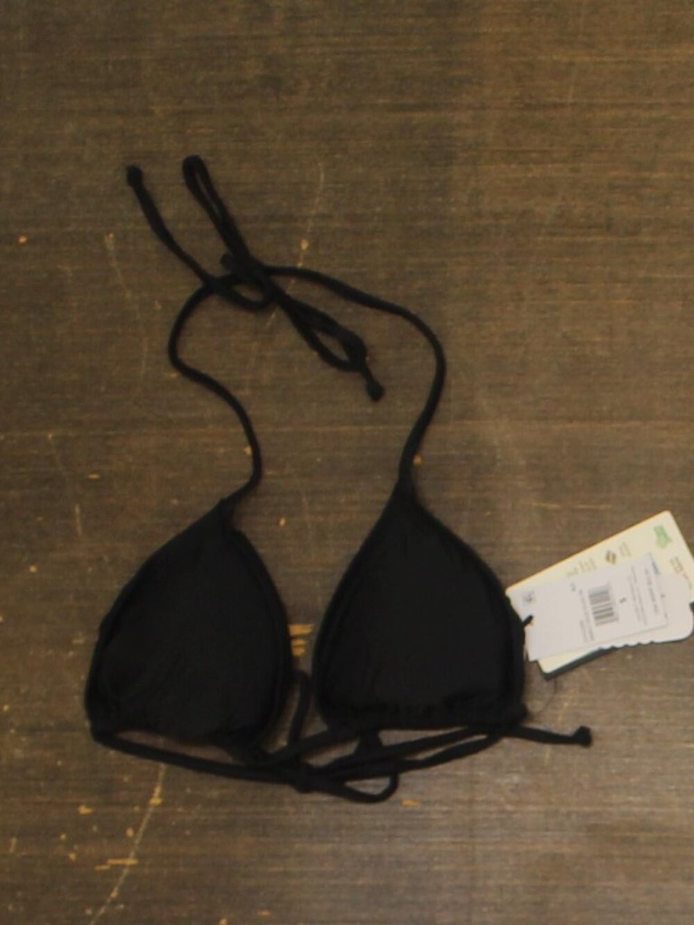 Volcom Black Juniors Bikini Top Swim Triangle O1412308 S Sz S